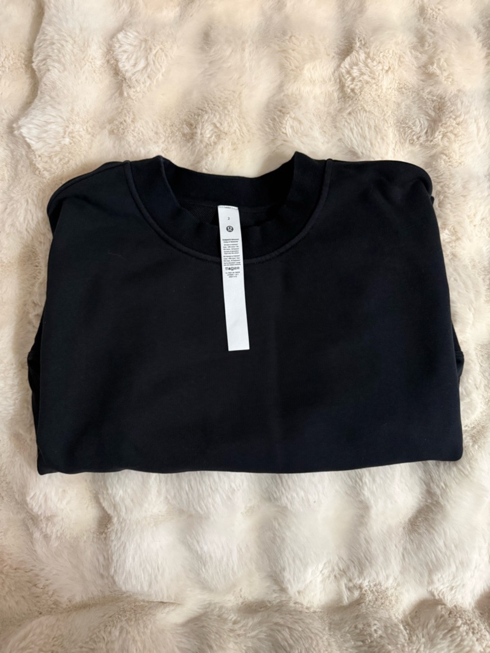 lululemon athletica Black Crewneck Sweatshirt